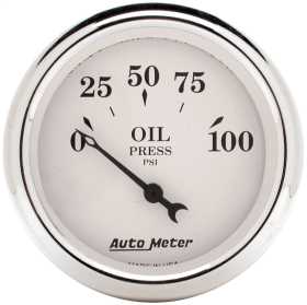 Old Tyme White™ Electric Oil Pressure Gauge